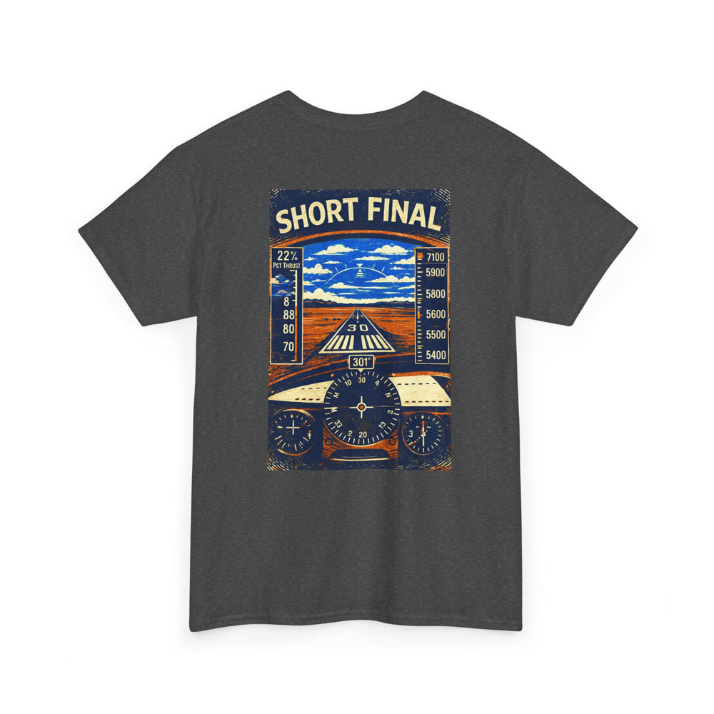 Short Final Aviation Graphic T-Shirt