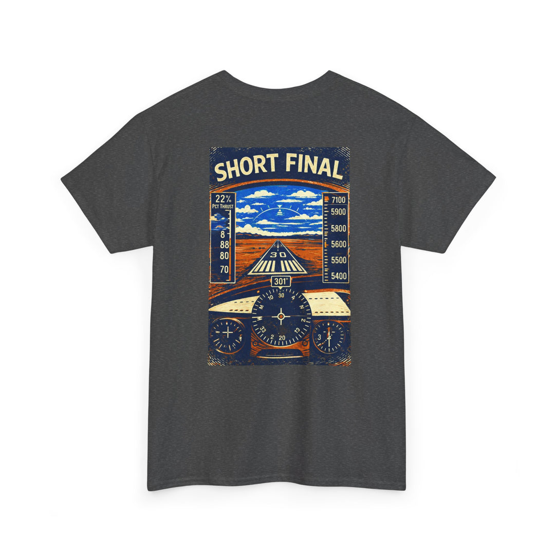 Short Final Aviation Graphic T-Shirt