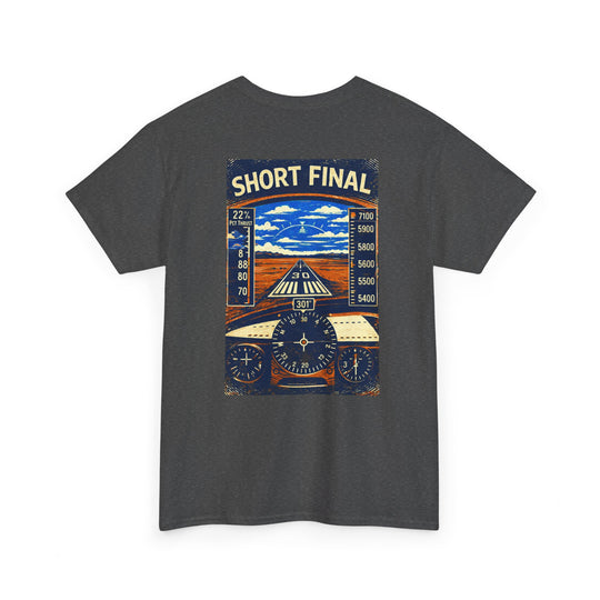 Short Final Aviation Graphic T-Shirt
