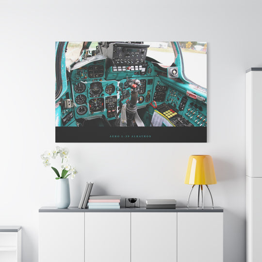 Aero L-39 Albatros Cockpit– Aviation Canvas Wall Art | Pilot & Airport Artwork