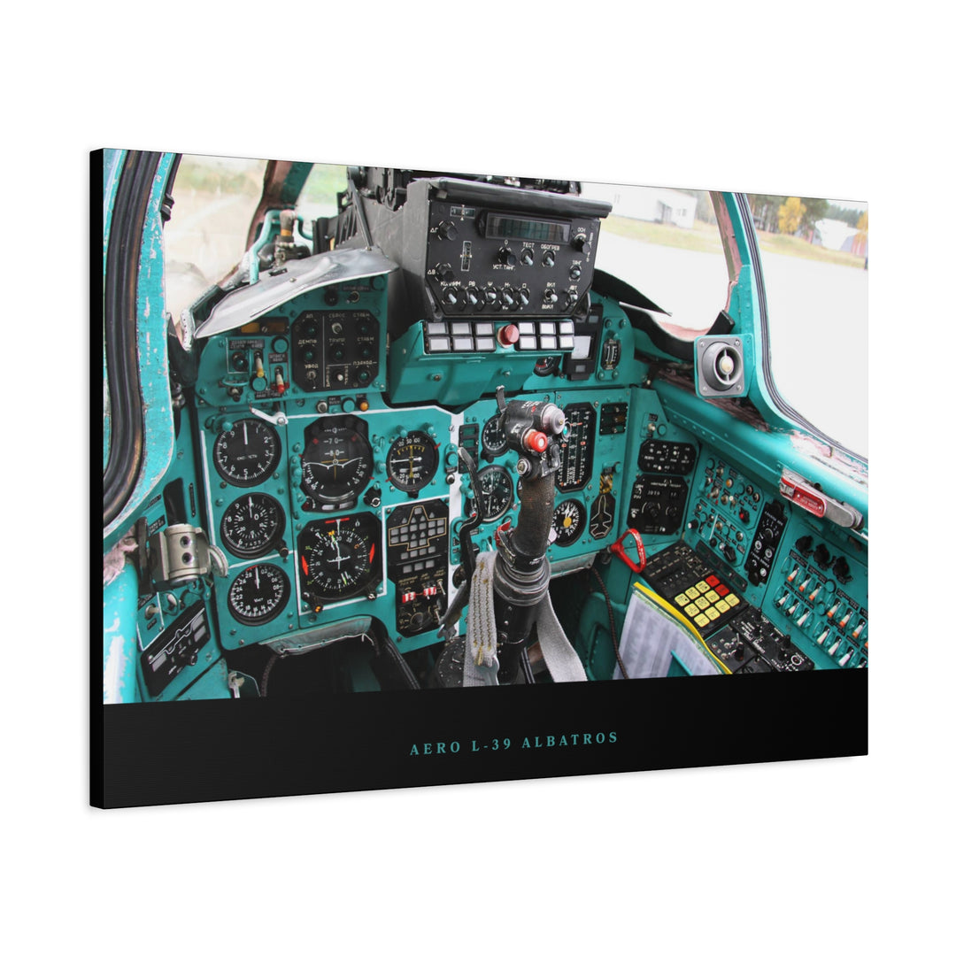 Aero L-39 Albatros Cockpit– Aviation Canvas Wall Art | Pilot & Airport Artwork