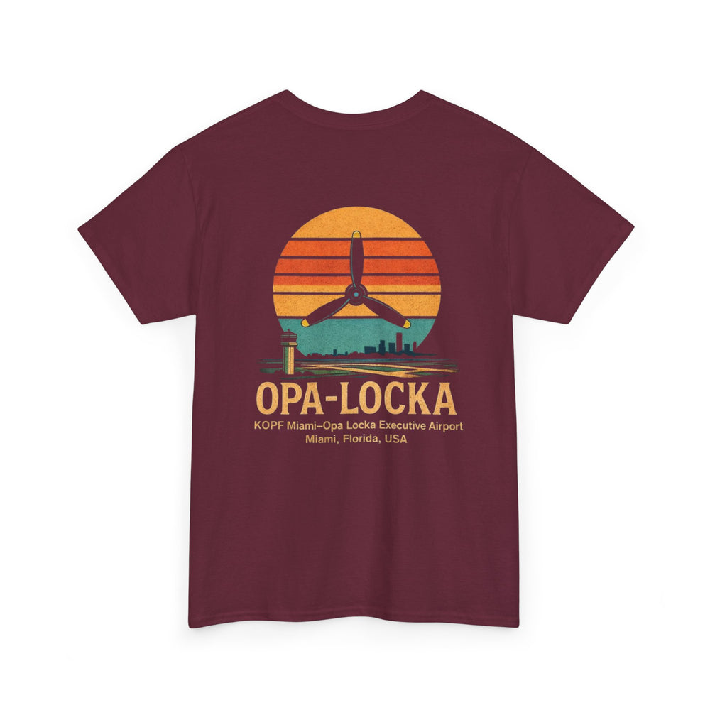 Opa-Locka Sunset Aviation Short Sleeve Tee – KOPF Miami Executive Airport