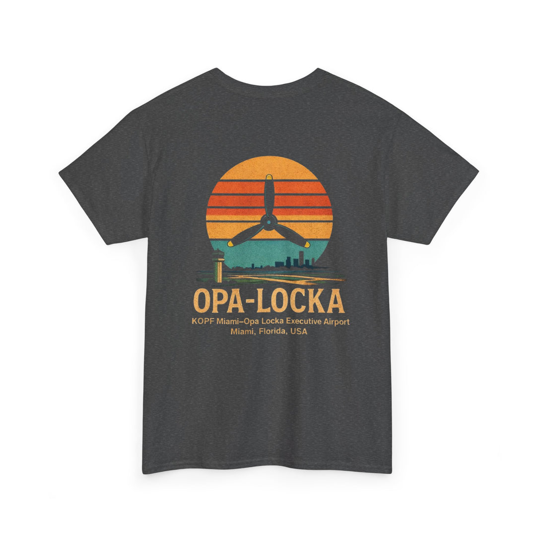 Opa-Locka Sunset Aviation Short Sleeve Tee – KOPF Miami Executive Airport