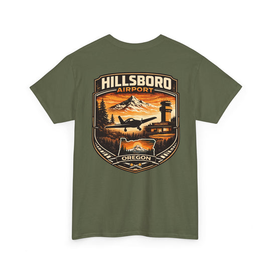 Hillsboro Airport Aviation Graphic T-Shirt – Oregon