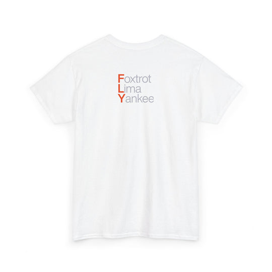 FLY Phonetic Tee — Foxtrot Lima Yankee Graphic T-Shirt