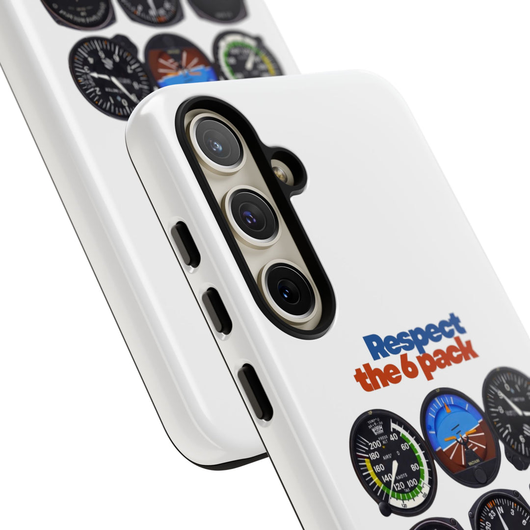 Respect Aviation Phone Case — Pilot Instrument Panel Design