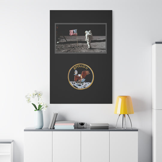 Apollo 11 Moon Landing– Aviation Canvas Wall Art | Pilot & Airport Artwork