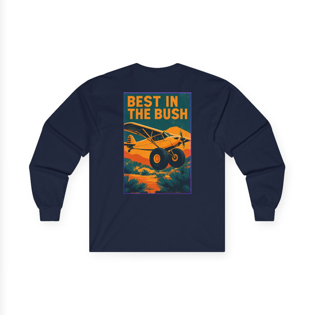 Best in the Bush Aviation Long Sleeve T-Shirt – Vintage Bushplane