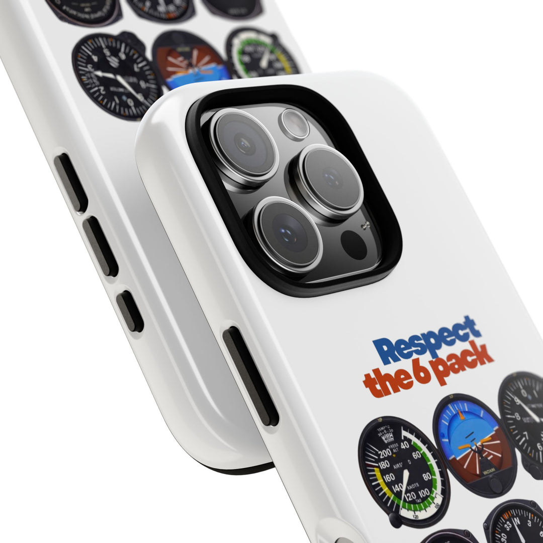 Respect Aviation Phone Case — Pilot Instrument Panel Design