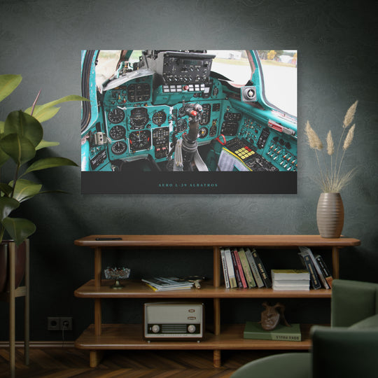 Aero L-39 Albatros Cockpit– Aviation Canvas Wall Art | Pilot & Airport Artwork