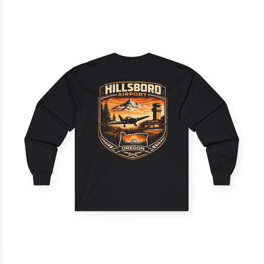 Hillsboro Airport Aviation Long Sleeve T-Shirt – Oregon