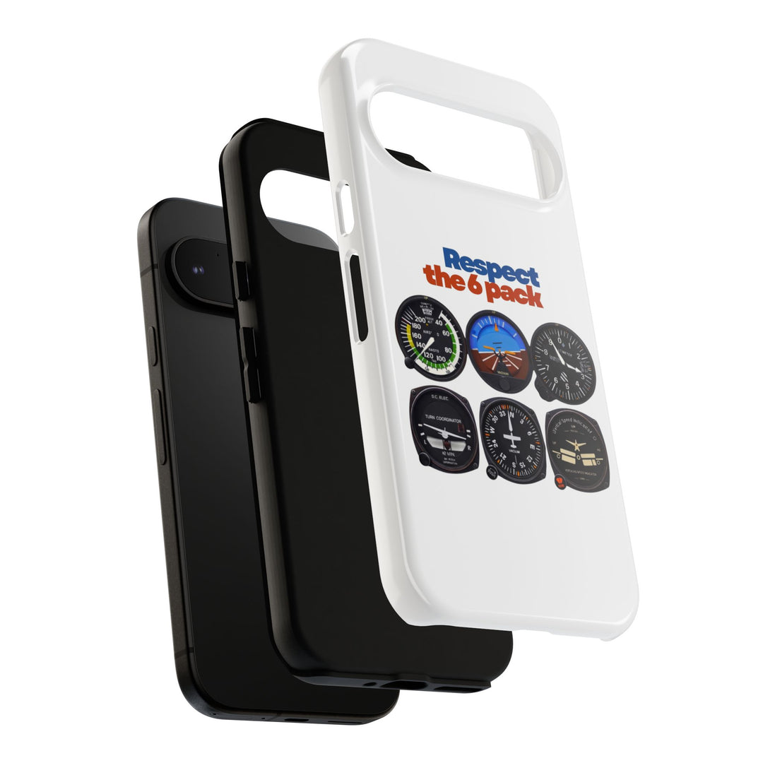 Respect Aviation Phone Case — Pilot Instrument Panel Design