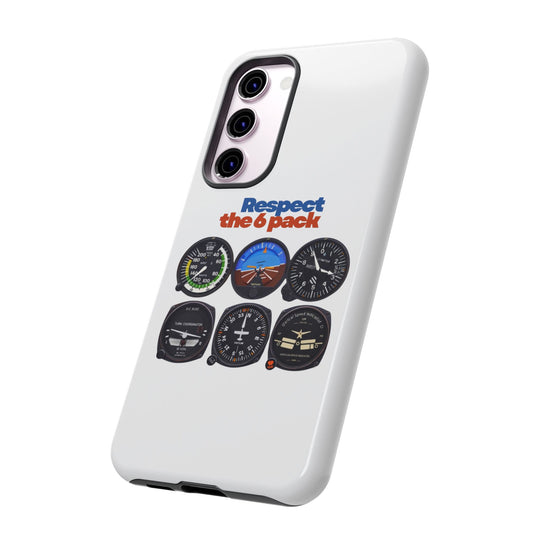 Respect Aviation Phone Case — Pilot Instrument Panel Design