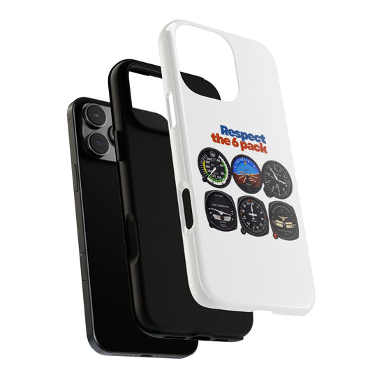 Respect Aviation Phone Case — Pilot Instrument Panel Design