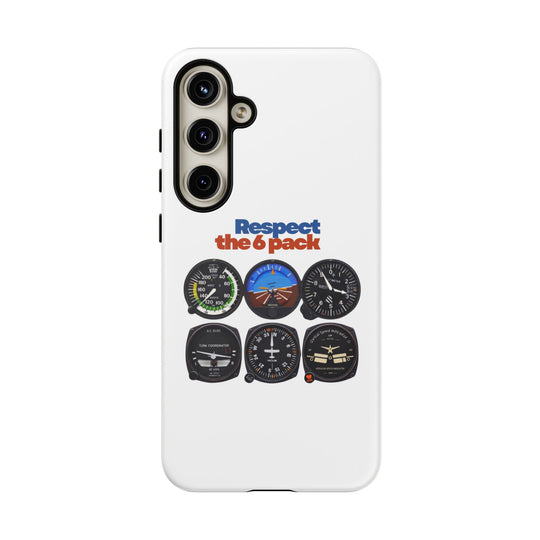 Respect Aviation Phone Case — Pilot Instrument Panel Design