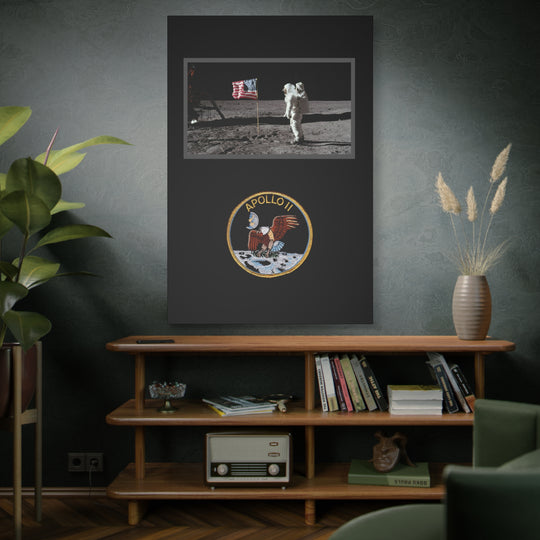 Apollo 11 Moon Landing– Aviation Canvas Wall Art | Pilot & Airport Artwork