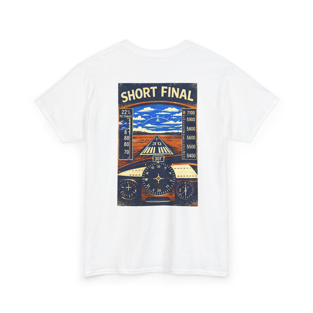 Short Final Aviation Graphic T-Shirt