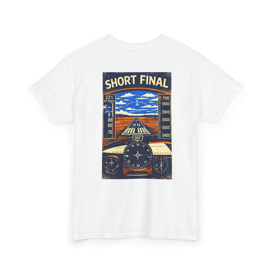 Short Final Aviation Graphic T-Shirt