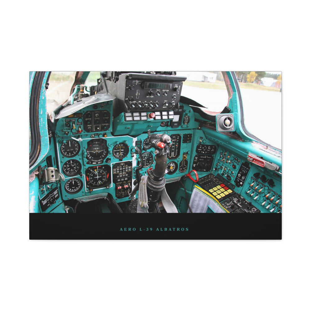 Aero L-39 Albatros Cockpit– Aviation Canvas Wall Art | Pilot & Airport Artwork