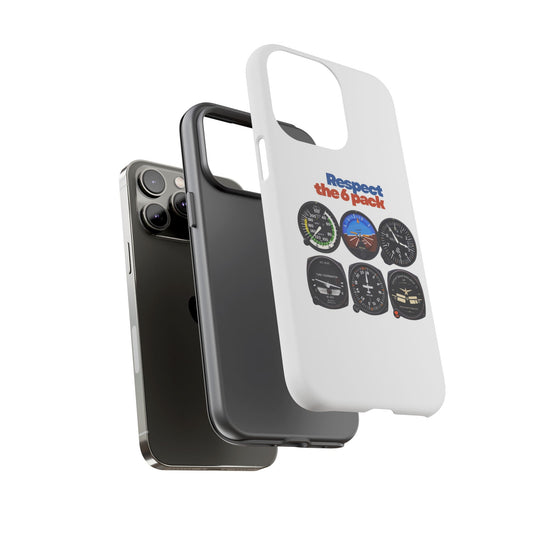 Respect Aviation Phone Case — Pilot Instrument Panel Design