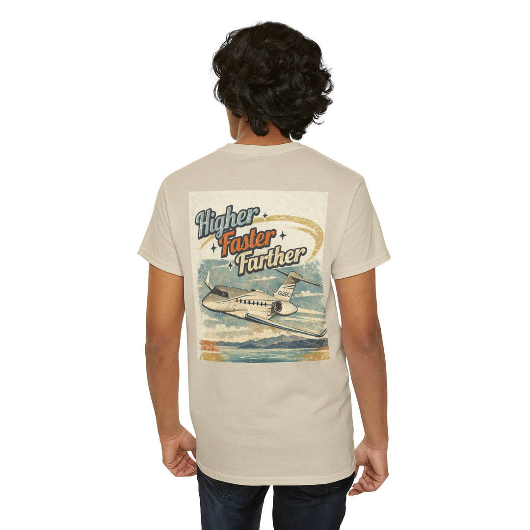 Higher Faster Farther- Graphic Tee