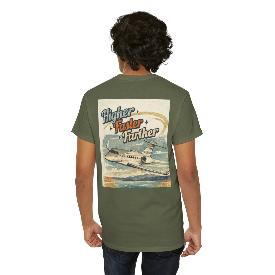 Higher Faster Farther- Graphic Tee