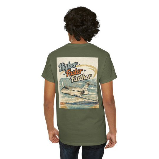 Higher Faster Farther- Graphic Tee