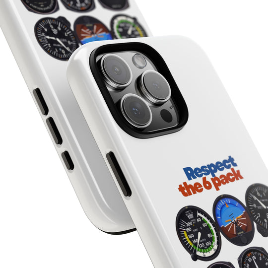 Respect Aviation Phone Case — Pilot Instrument Panel Design