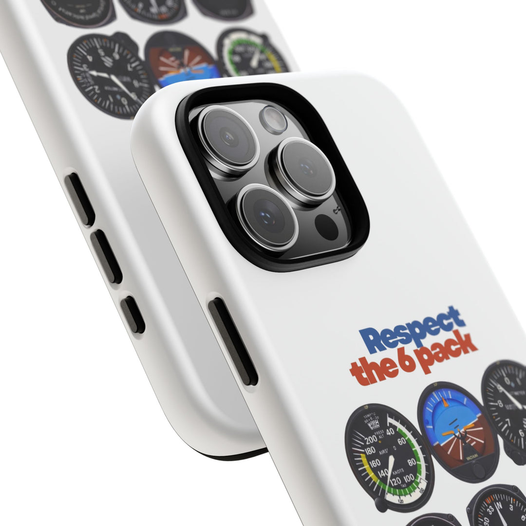 Respect Aviation Phone Case — Pilot Instrument Panel Design
