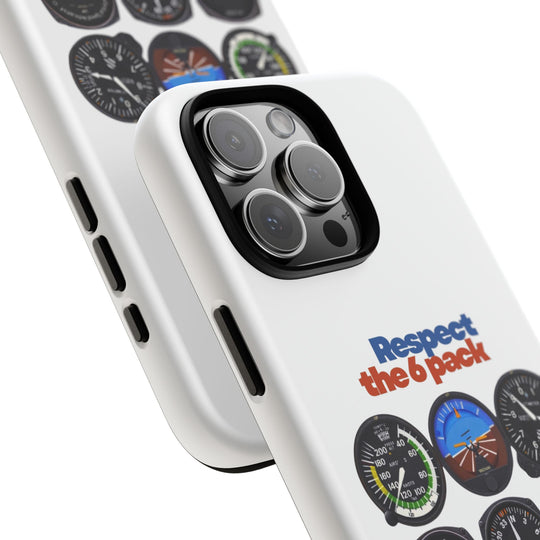 Respect Aviation Phone Case — Pilot Instrument Panel Design