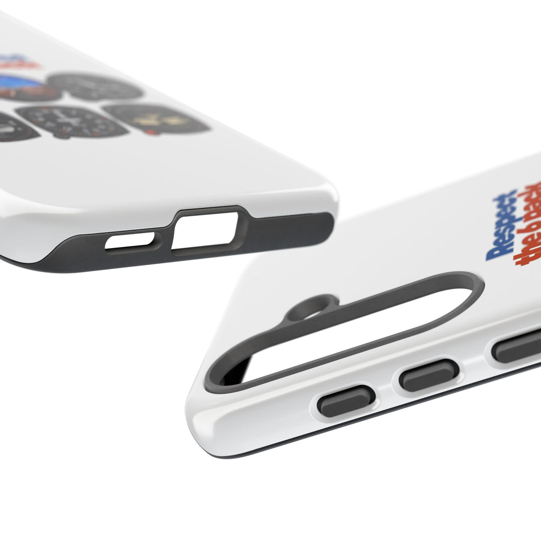 Respect Aviation Phone Case — Pilot Instrument Panel Design