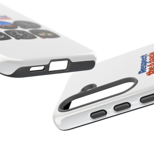 Respect Aviation Phone Case — Pilot Instrument Panel Design