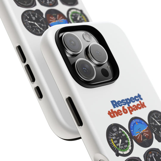 Respect Aviation Phone Case — Pilot Instrument Panel Design