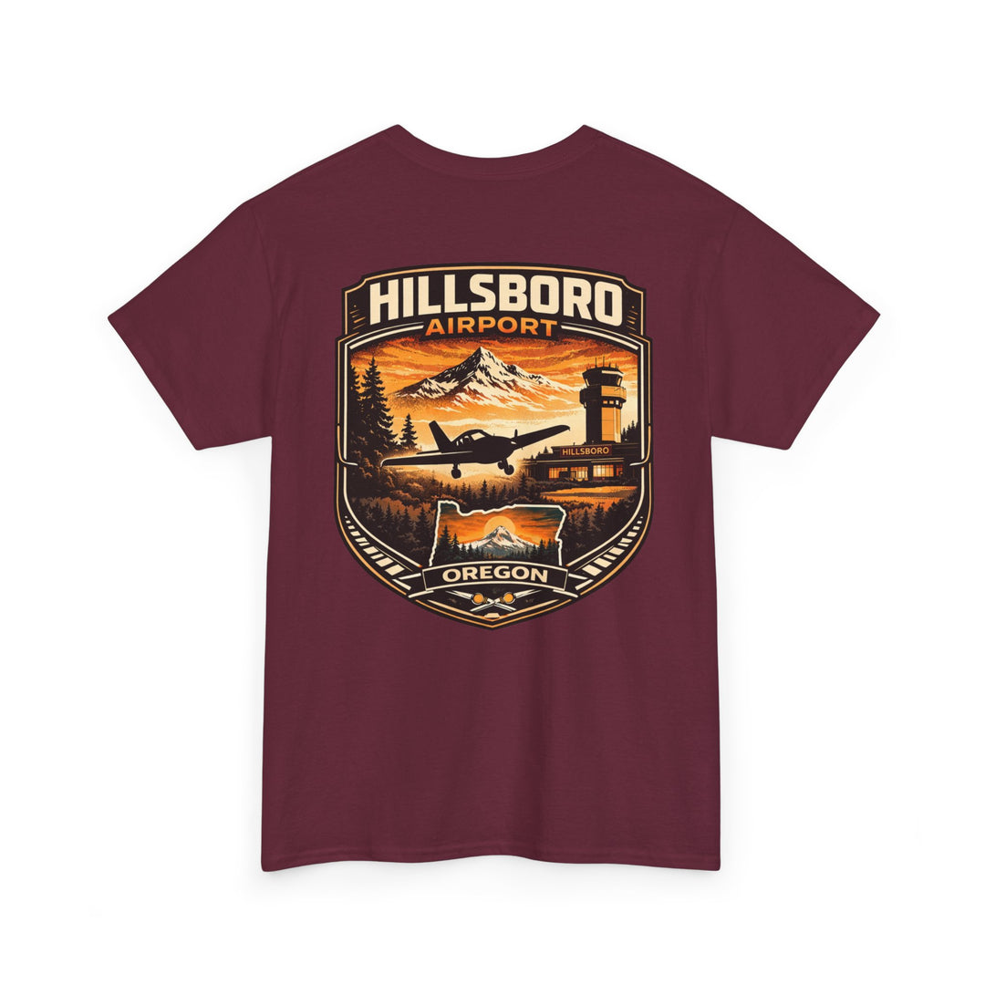 Hillsboro Airport Aviation Graphic T-Shirt – Oregon