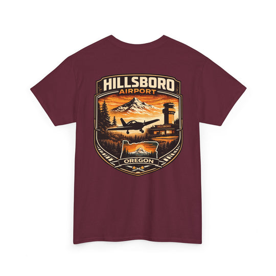 Hillsboro Airport Aviation Graphic T-Shirt – Oregon