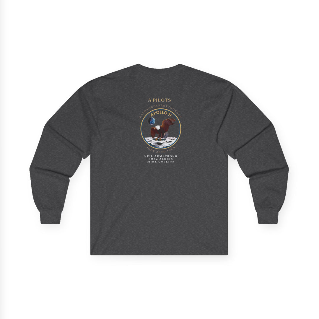 Apollo 11 Moon Mission Aviation Long Sleeve T-Shirt – July 20, 1969