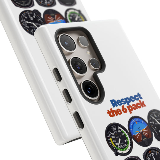 Respect Aviation Phone Case — Pilot Instrument Panel Design