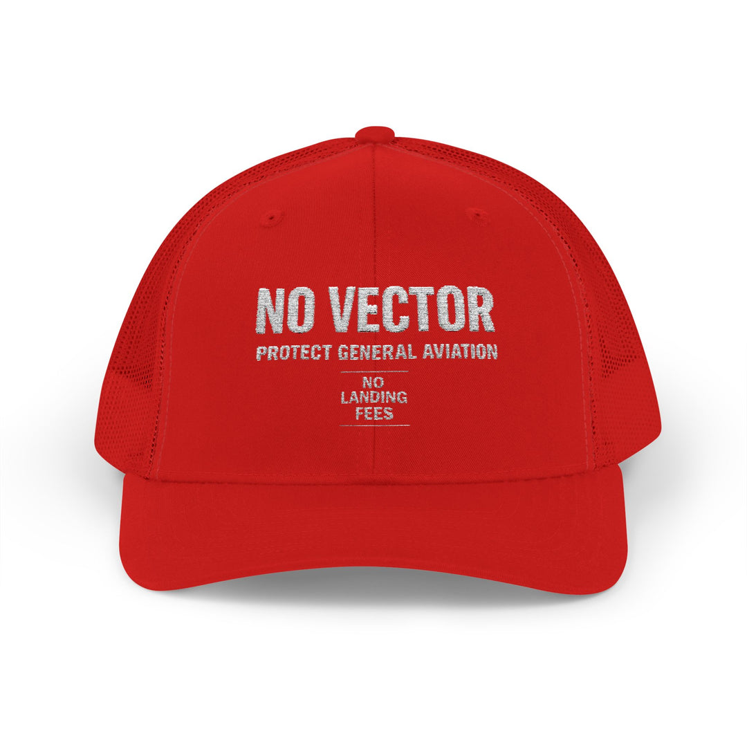 No Vector Snapback Trucker Cap