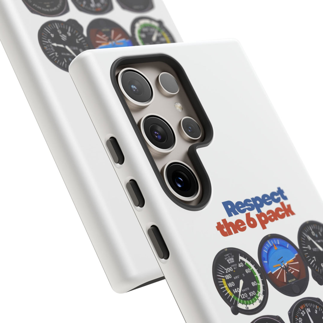 Respect Aviation Phone Case — Pilot Instrument Panel Design