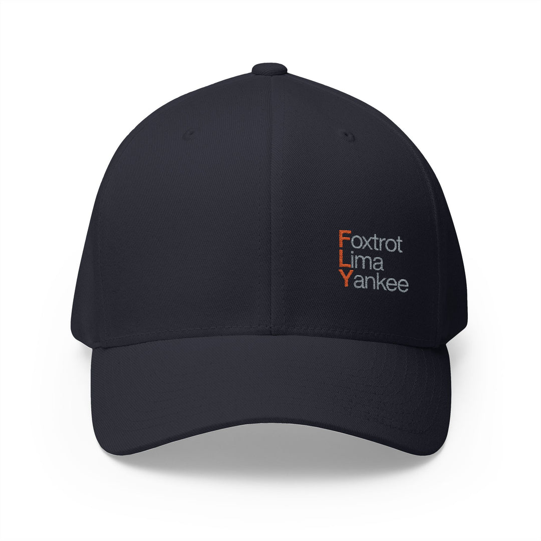 Foxtrot Lima Yankee Embroidered Cap — FLY Pilot/Travel Baseball Hat