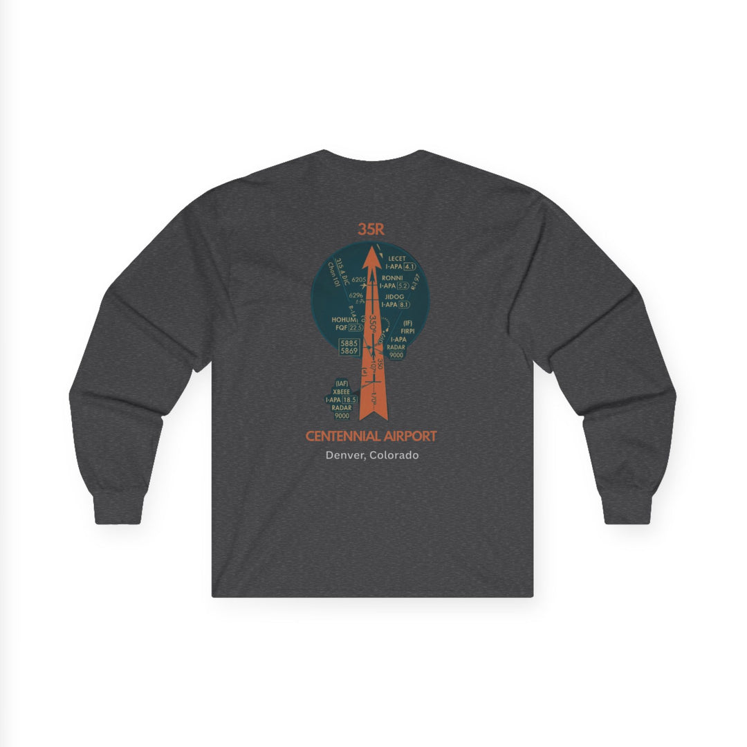 Centennial Airport Aviation Long Sleeve T-Shirt – Airfield Diagram