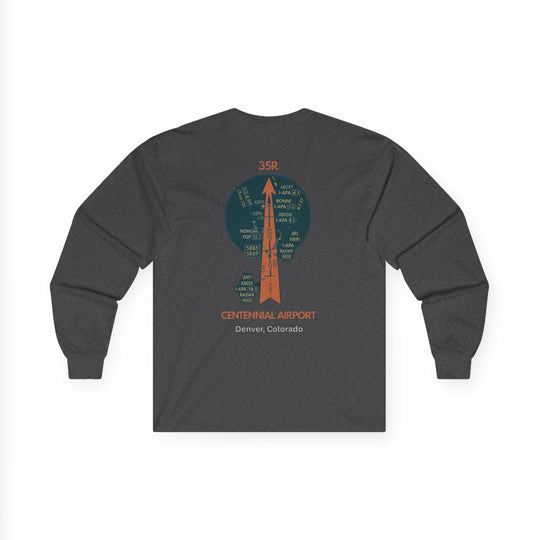 Centennial Airport Aviation Long Sleeve T-Shirt – Airfield Diagram