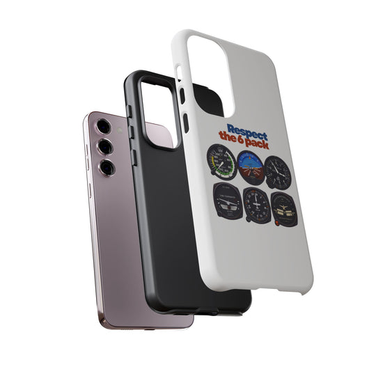 Respect Aviation Phone Case — Pilot Instrument Panel Design
