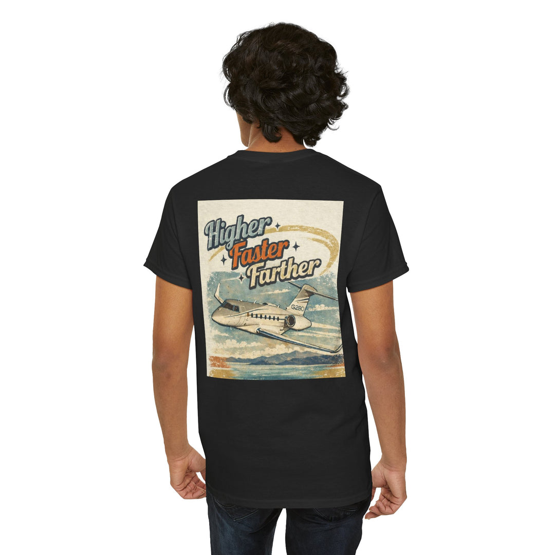 Higher Faster Farther- Graphic Tee