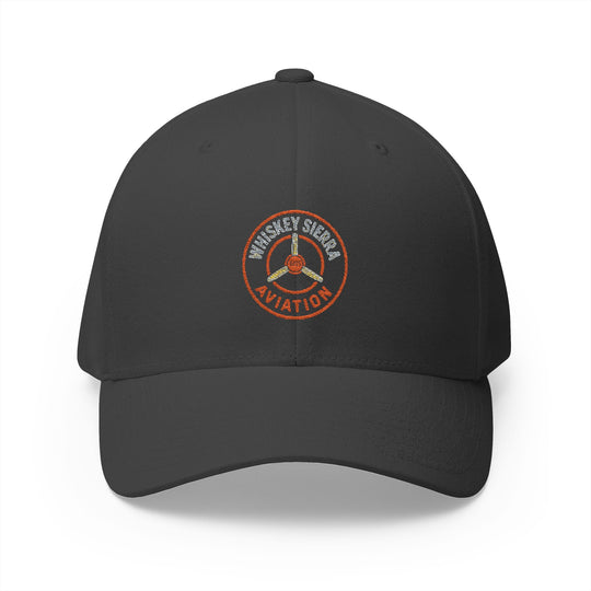 Aviation Embroidered Cap — Whiskey Sierra Aviation Logo Hat
