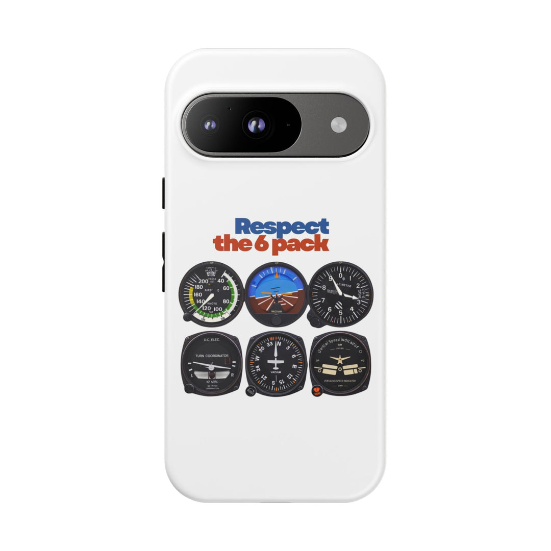 Respect Aviation Phone Case — Pilot Instrument Panel Design