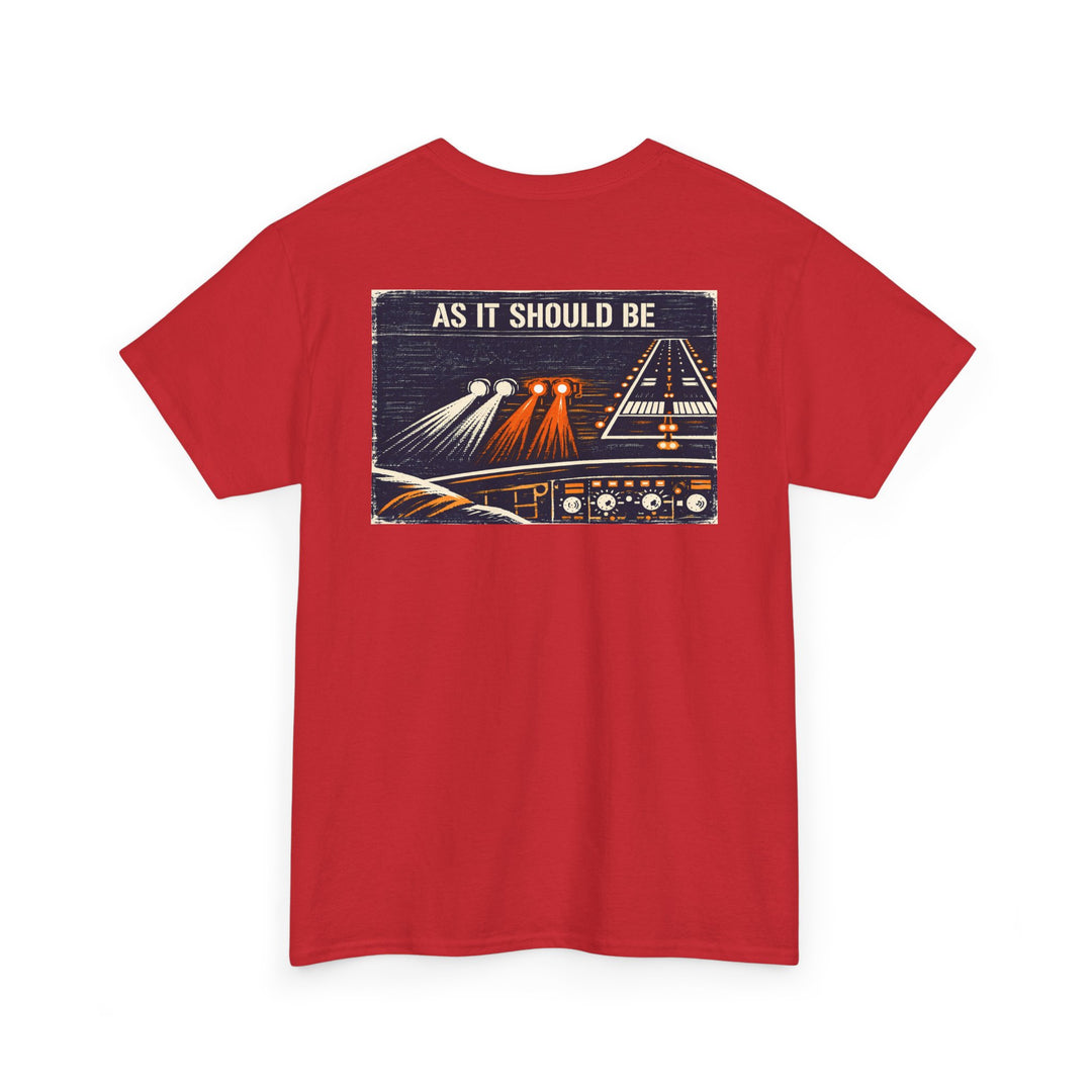 Red Over White, You’re All Right Aviation Graphic T-Shirt