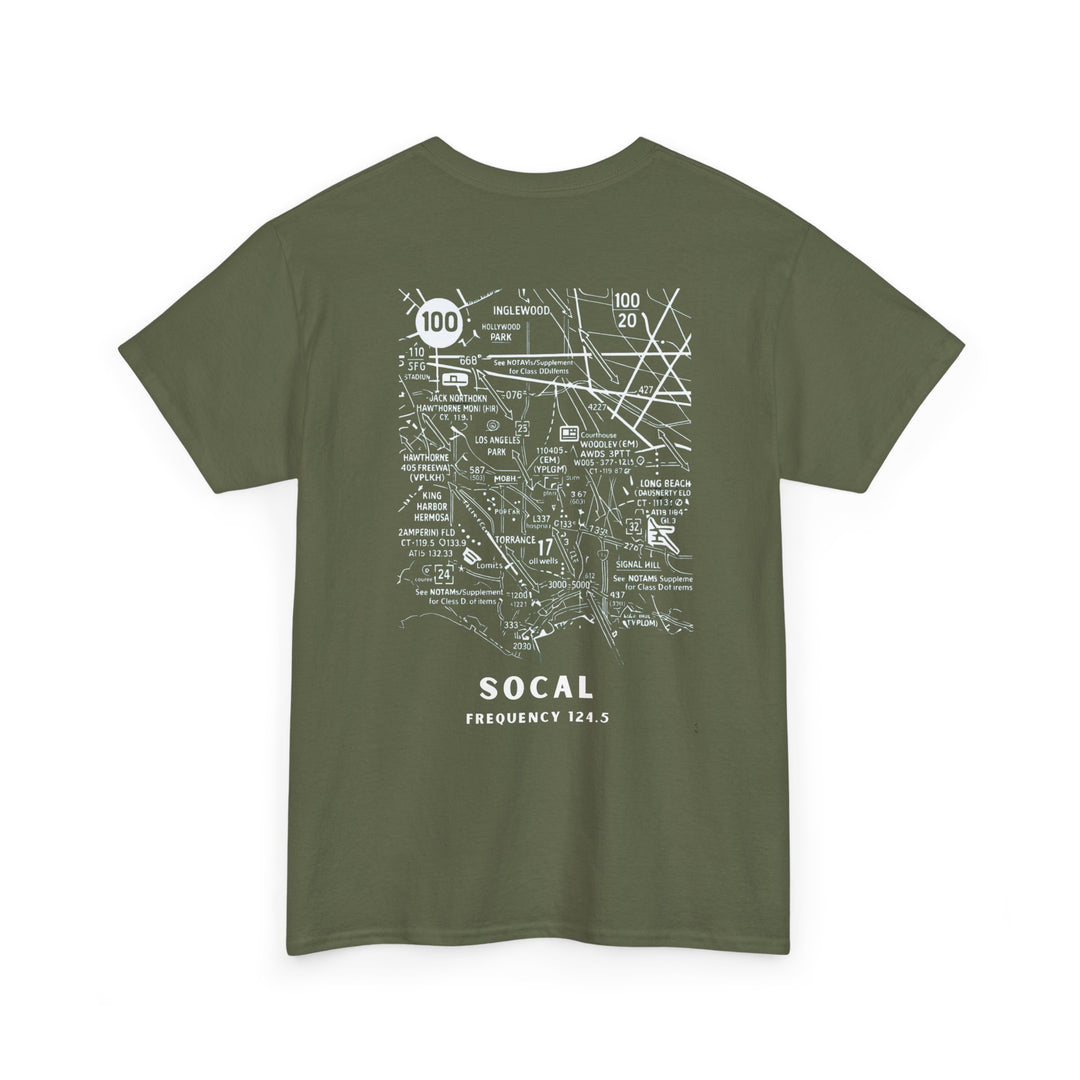 SoCal Airspace Aviation Graphic T-Shirt – Sectional Map