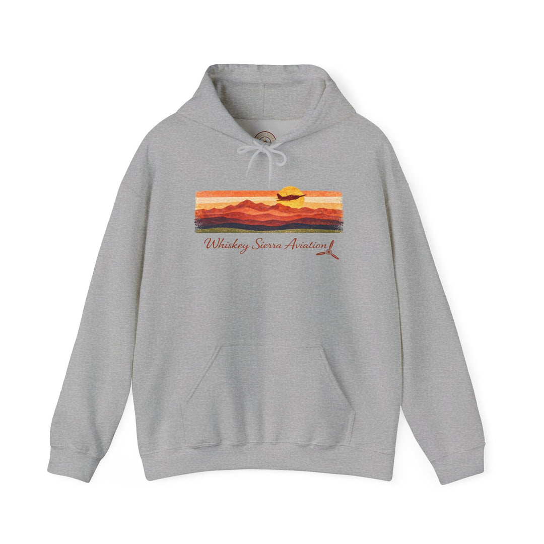 Whiskey Sierra Retro Sunset- Hoodie