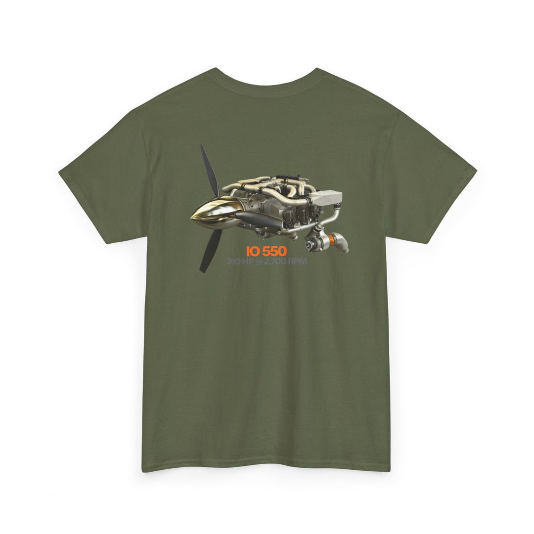 Aircraft Horsepower Engine Diagram (IO-550) – Graphic Tee